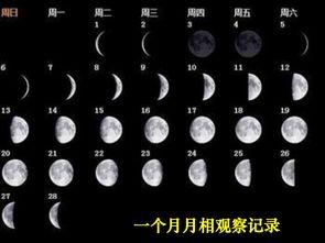 月相变化视频,揭秘夜空中神秘的光影轮回